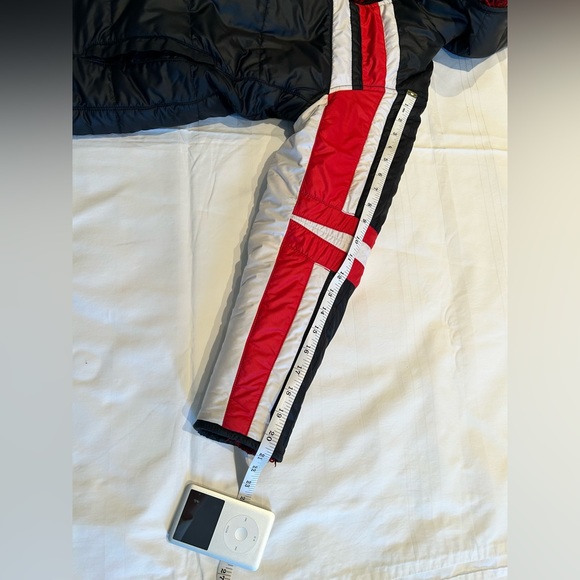 Boy Spyder Red/White/Black Reversible Hooded Ski Jacket with Shaggy Fleece - Picture 10 of 16